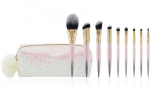 Fay pretty pink eye and face brush set