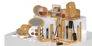 Refillable bamboo cosmetic packaging