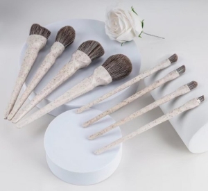 Makeup brush X shape handle